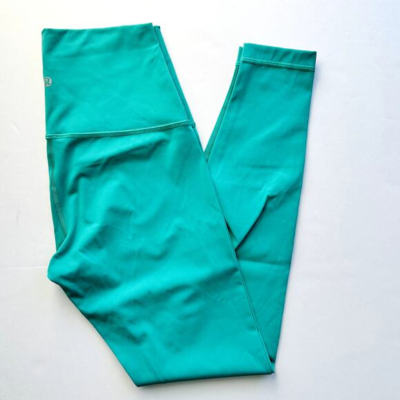 Lululemon Wunder Under Super High-Rise Tight Size 8 28" Luxtreme Maldives Green - Picture 3 of 6
